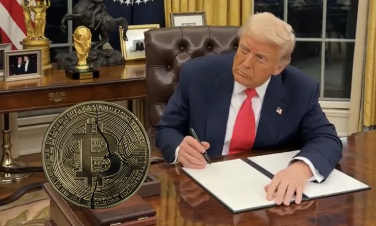 川普簽署戰略比特幣儲備命令，不花錢買加密儲備，BTC 下殺至 84K