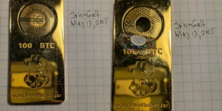 13 年前花 5 百美元買下「這金條」！他成功提領 100 枚比特幣、手握千萬美元