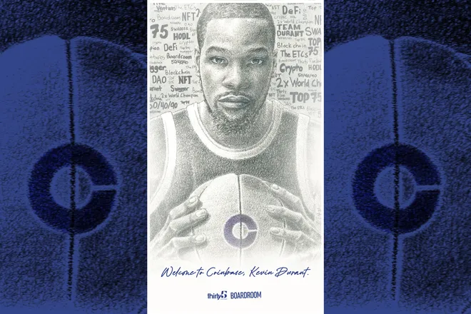 NBA 巨星杜蘭特找不到 Coinbase 帳號密碼，2016 投資的比特幣反而暴漲 11000%