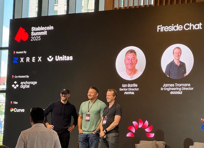 新加坡穩定幣峰會：Google 與 PayPal 高層解析穩定幣與企業支付未來